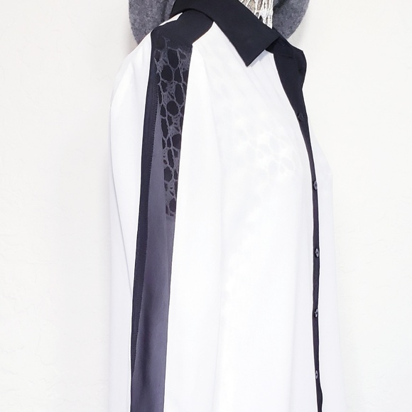 Decree Colorblock Long Sleeve Button Down Shirt - Picture 4 of 6